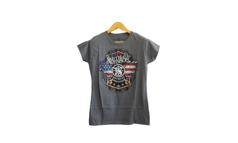 Tee-shirt Smith & Wesson USA Taille L – WesternGuns Tee-shirt Smith & Wesson USA Taille L – WesternGuns