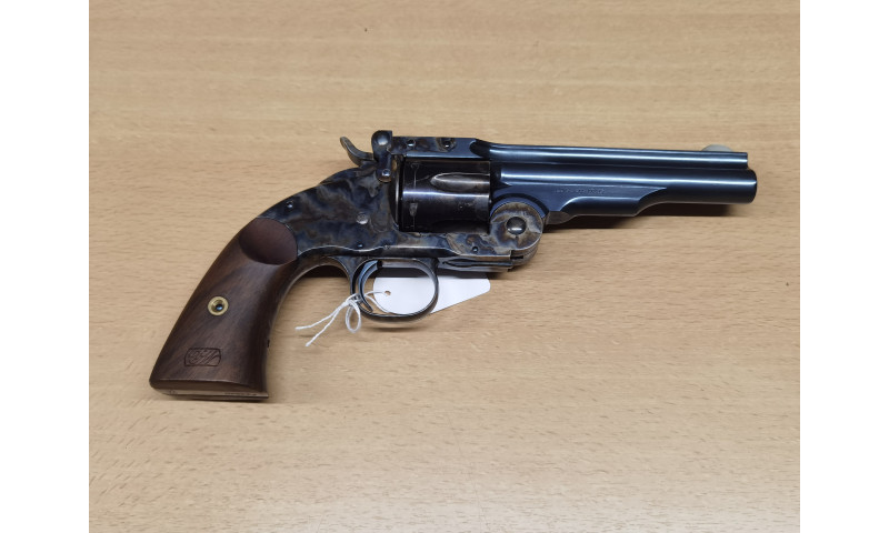 Revolver Uberti Schofield Bleu/jaspée Occasion – WesternGuns Revolver Uberti Schofield Bleu/jaspée Occasion – WesternGuns