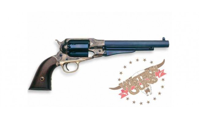 REVOLVER UBERTI 1858 NEW ARMY IMPROVED FINITION BLUE CHARCOAL JASPE