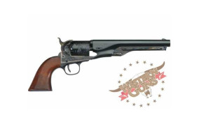 REVOLVER UBERTI 1861 NAVY FINITION BRONZE AVEC BARILLET GRAVE