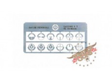 JEU DE 12 INSERTS POUR GUIDON USA425 PEDERSOLI