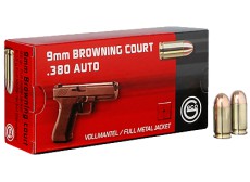 B - 50 CARTOUCHES 9COURT / 380AUTO FMJ 95GR