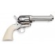 1873 CATTLEMAN 9MM A BLANC FINITION NICKELE IVOIRINE