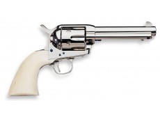 1873 CATTLEMAN 9MM A BLANC FINITION NICKELE IVOIRINE