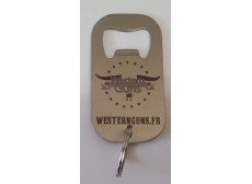 DECAPSULEUR PORTE-CLEF WESTERNGUNS WHITE
