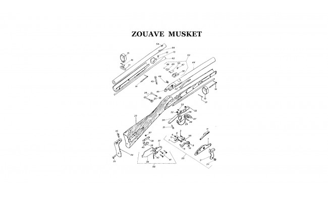 RESSORT DE PLATINE ZOUAVE CHIAPPA