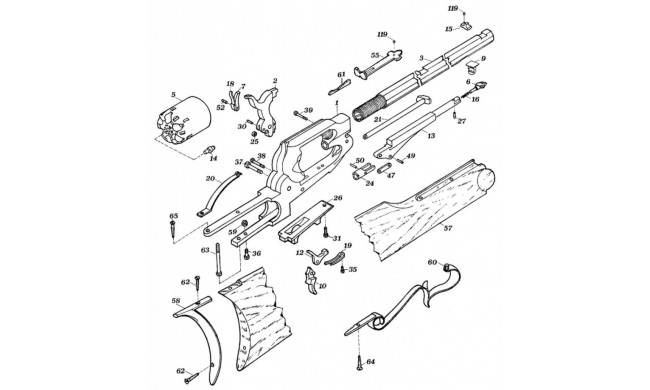 RESSORT DE CHIEN 1858 REMINGTON CARBINE