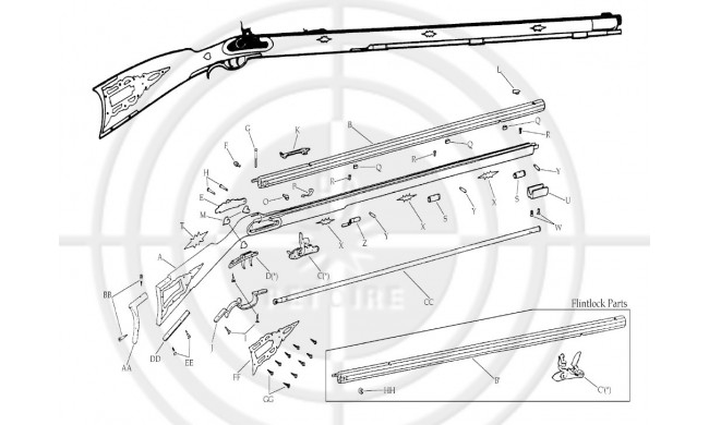 PORTE BAGUETTE AVANT LAITON