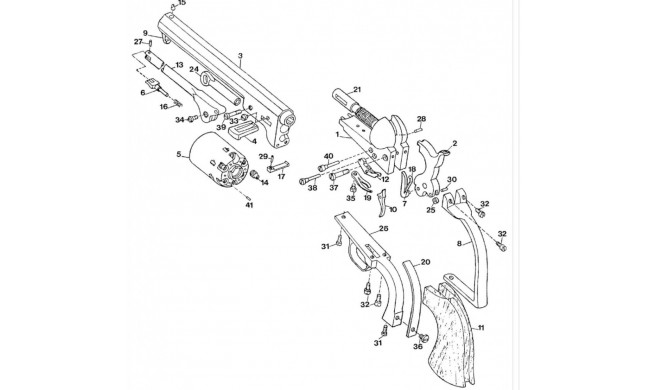 VIS AXE DE VERROU COLT UBERTI