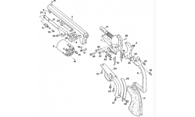 VIS AXE DE CHIEN COLT UBERTI