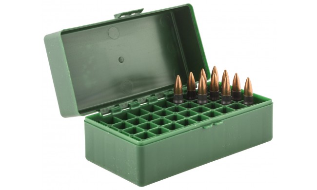 BOITE DE RANGEMENT 50 MUNITIONS CAL 6PPC/32-40/7MM BR/7,62x39