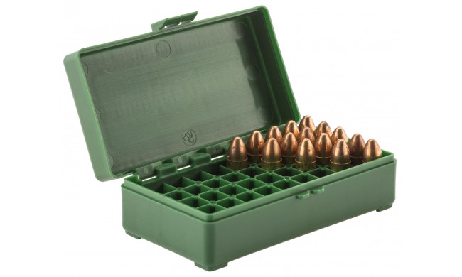 BOITE DE RANGEMENT 50 MUNITIONS CAL 9x19