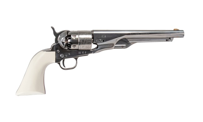 REVOLVER PIETTA 1860 ARMY OLD SILVER IVOIRINE CALIBRE 44