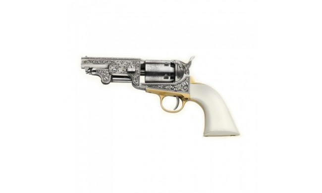 REVOLVER PIETTA 1851 NAVY YANK OLD SILVER CPT SCHAEFER CALIBRE 44