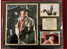 JOHN WAYNE THE DUKE FRAMED ART COLLECTOR