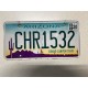 VERITABLE PLAQUE D IMMATRICULATION ARIZONA CHR1532