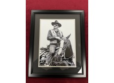 CADRE PHOTO JOHN WAYNE TRUE GRIT