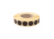 PASTILLE AUTOCOLLANTE NOIRE DIAM.19