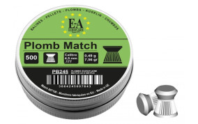 PLOMB MATCH A TETE PLATE CAL 4.5mm