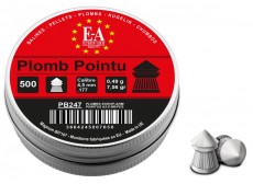 PLOMB A TETE POINTUE CAL 4.5mm