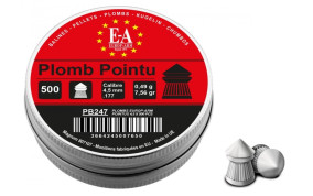 PLOMB A TETE POINTUE CAL 4.5mm