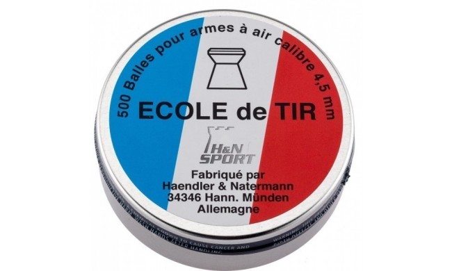 BOITE DE 500 PLOMBS ECOLE DE TIR CAL 4.5mm