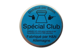 BOITE DE 500 PLOMBS SPECIAL CLUB HN CALIBRE 4.5mm