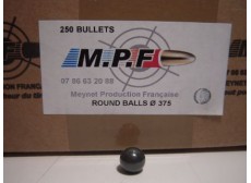 BOITE DES 250 BALLES RONDES MPF CALIBRE 36 .375