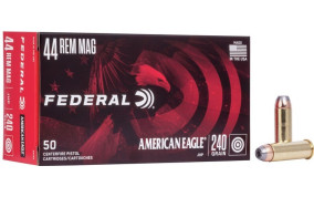 50 CARTOUCHES FEDERAL AMERICAN EAGLE JHP 44MAG