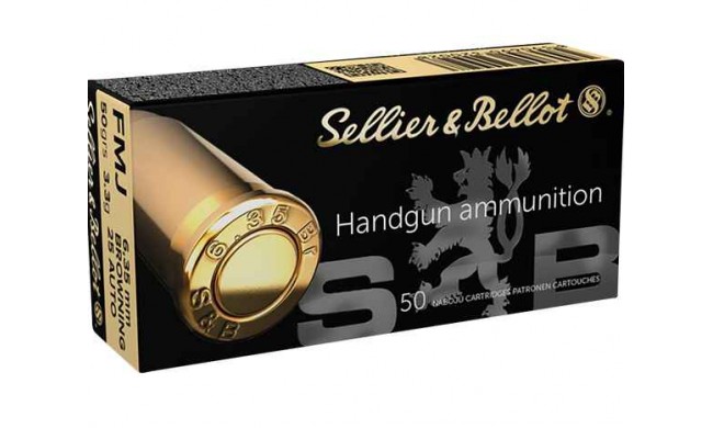 50 CARTOUCHES SELLIER&BELLOT 6.35 ( 25ACP )