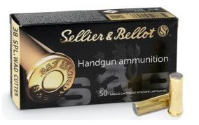 50 CARTOUCHES SELLIER&BELLOT WC 38SP