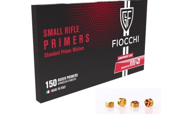 150 AMORCES FIOCCHI SMALL RIFLE BOXER