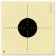 LOT DE 125 CIBLES C50 NUMEROTES 55X52CM