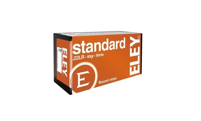 50 CARTOUCHES ELEY STANDARD CAL 22LR 40GR