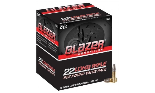 BOITE DE 525 CARTOUCHES CCI BLAZER CAL 22LR