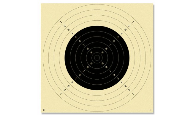 CIBLE CARABINE 300M 104X102cm