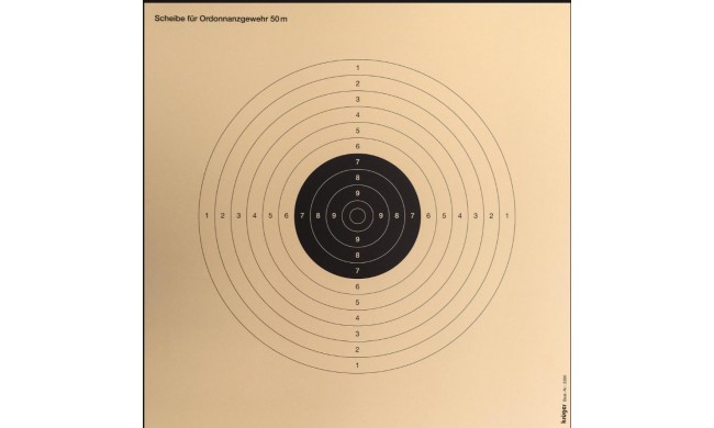 250 CIBLES T.A.R. 820 34x34cm