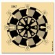 250 CIBLES DE LOISIR JEU DE FLECHETTES 10m