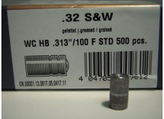 500 OGIVES CALIBRE 32 .313 WC 100GRS