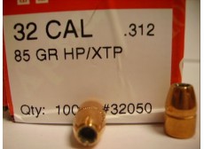 100 OGIVES HORNADY CAL 32 .312 XTP HP 100GRS