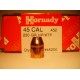 100 OGIVES HORNADY CAL 45 HP XTP 250GRS