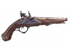 PISTOLET FRANCAIS DENIX A 2 CANONS 1806