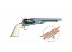 REVOLVER PIETTA 1860 ARMY POLI BLANC IVOIRINE CALIBRE 44