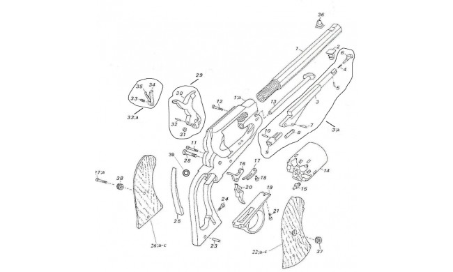 RESSORT DE CHIEN REMINGTON PATTERN PEDERSOLI