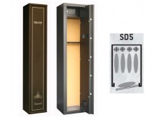 ARMOIRE FORTE INFAC 4+1 ARMES LONGUES + COFFRE