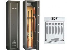 ARMOIRE FORTE INFAC 7 ARMES LONGUES + COFFRE