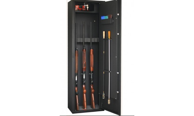 ARMOIRE FORTE INFAC 8 ARMES A LUNETTE + COFFRE INTERIEUR