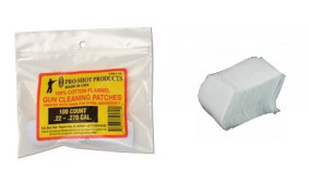 100 PATCHS 100% COTON PRO SHOT CALIBRE 22LR