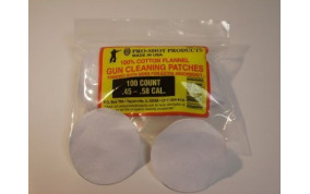 100 patches 100% coton 45-58 PRO SHOT