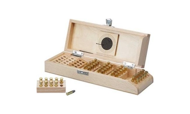 BOITE DE RANGEMENT POUR CARTOUCHES CALIBRE 22LR BOIS